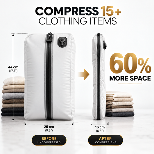 🔥 50% OFF TODAY — Vacuum Compression Travel Bag | Pack More, Save Space & Travel Smarter