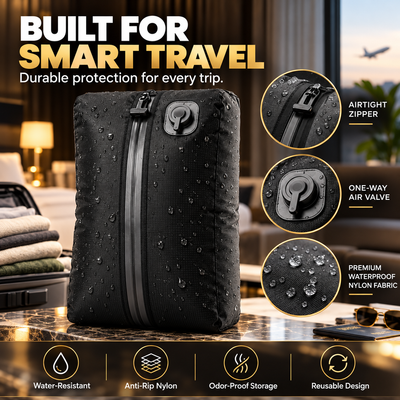 🔥 50% OFF TODAY — Vacuum Compression Travel Bag | Pack More, Save Space & Travel Smarter