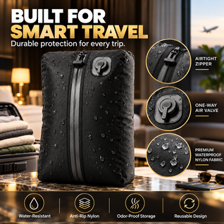 🔥 50% OFF TODAY — Vacuum Compression Travel Bag | Pack More, Save Space & Travel Smarter