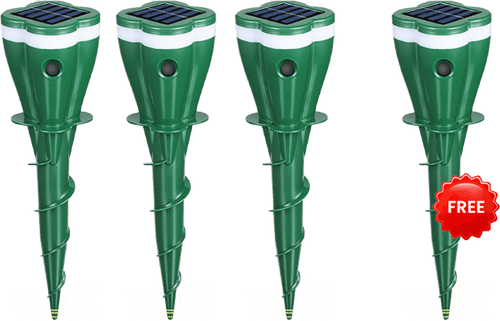 Solar Ultrasonic Outdoor Animal Repellent