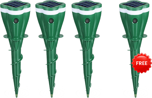 Solar Ultrasonic Outdoor Animal Repellent