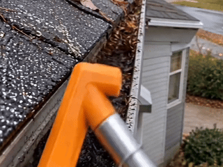No-Climb Gutter Cleaning Tool