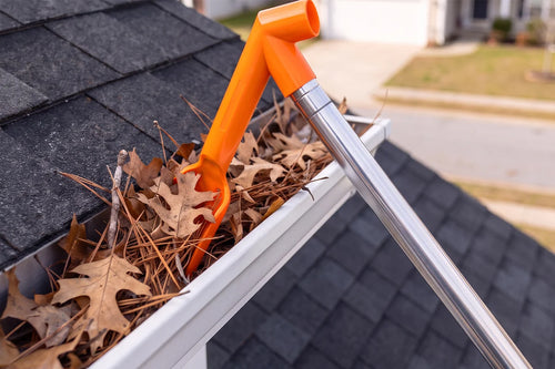 No-Climb Gutter Cleaning Tool