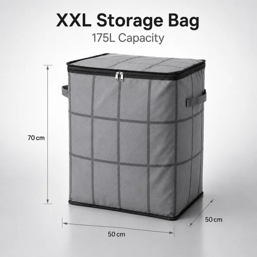 XXL Foldable Storage Bag with Reinforced Handles