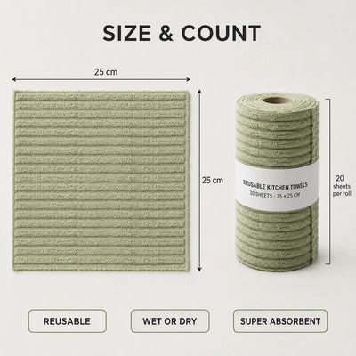 Reusable Bamboo Towels