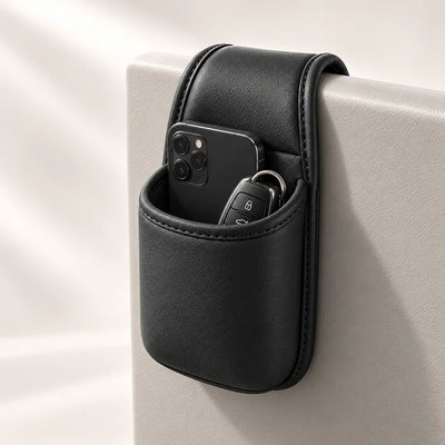 Leather Car Door Storage Pocket – Compact Interior Organizer