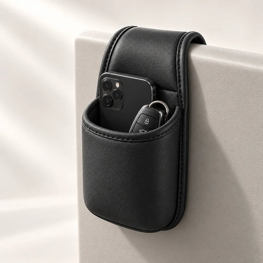 Leather Car Door Storage Pocket – Compact Interior Organizer