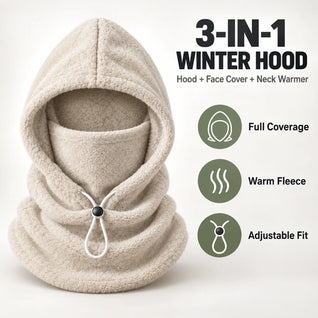 LIMITED DEAL — 3-In-1 Winter Hood
