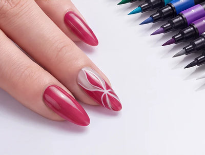 💥 24 Colors Dual Ended Nail Art Pens Set – Creative, Salon‑Quality, Easy DIY ✨