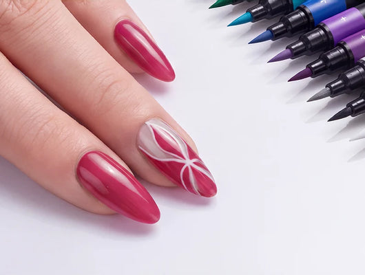 💥 24 Colors Dual Ended Nail Art Pens Set – Creative, Salon‑Quality, Easy DIY ✨
