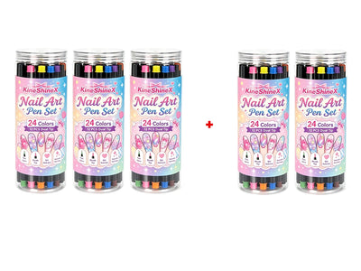 💥 24 Colors Dual Ended Nail Art Pens Set – Creative, Salon‑Quality, Easy DIY ✨