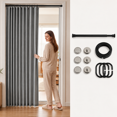 Giga Select® No-Drill Magnetic Accordion Privacy Door