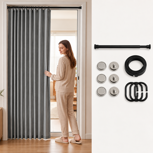 Giga Select® No-Drill Magnetic Accordion Privacy Door