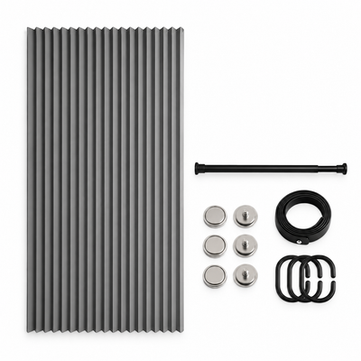 Giga Select® No-Drill Magnetic Accordion Privacy Door