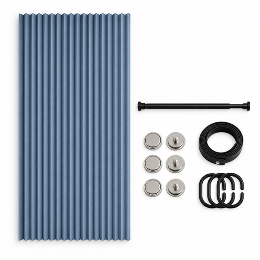 Giga Select® No-Drill Magnetic Accordion Privacy Door