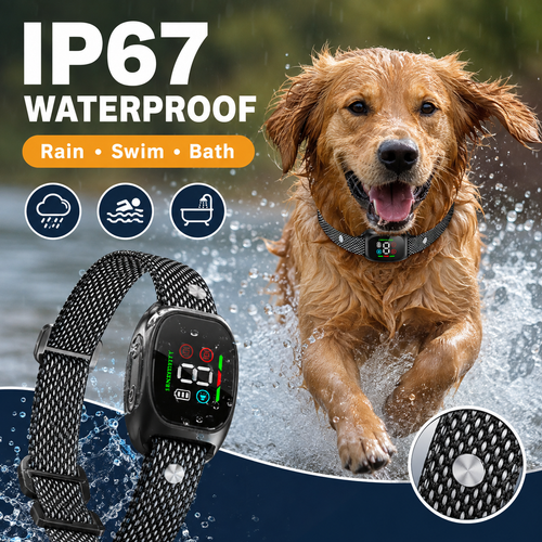 🐕2026 HOT SALE🥳🐾 50% OFF! Anti Bark Collar – Smart anti‑false triggering filters out other barks. IP67 waterproof & USB rechargeable – worry‑free training anywhere! 💦✅