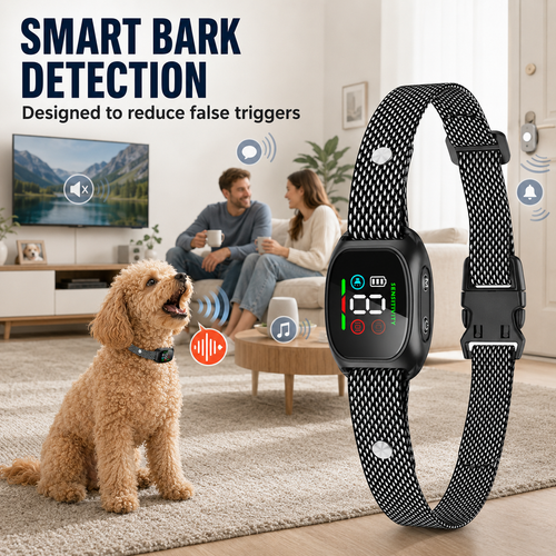 🐕2026 HOT SALE🥳🐾 50% OFF! Anti Bark Collar – Smart anti‑false triggering filters out other barks. IP67 waterproof & USB rechargeable – worry‑free training anywhere! 💦✅